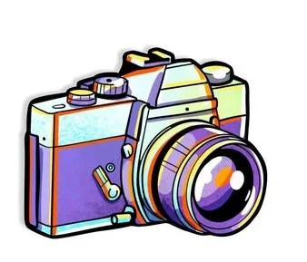 WOODSLOT брошь значок фотоаппарат br513